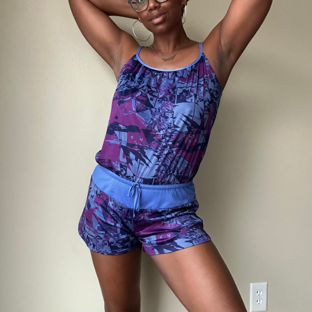 The North Face Purple Runagade Romper Size Medium